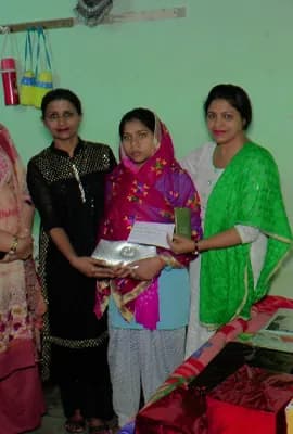 Women receiving support from the Trust